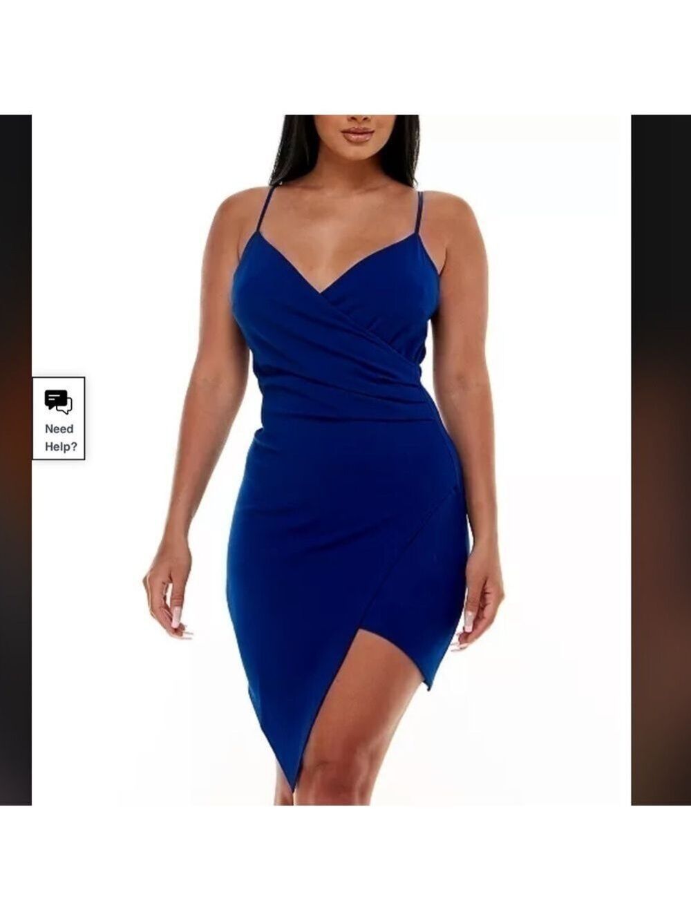 Revamped Blue wrap dress
